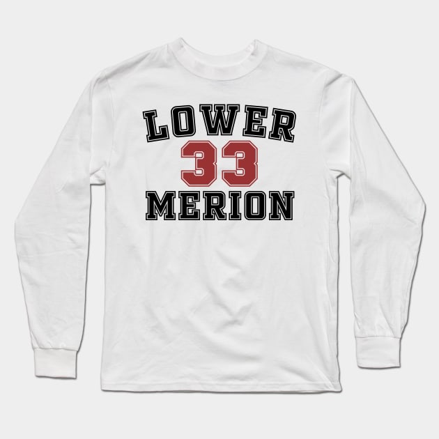 LOWER MERION Long Sleeve T-Shirt by coldink